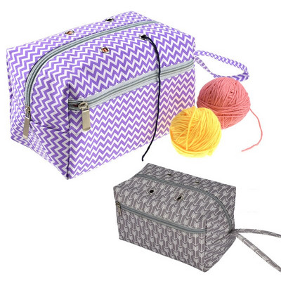 Κάτοχος νημάτων ενδυμάτων DIY Tote Travel Home Daily With Divider Needlework Storage Φορητό Crocheting Knitting Organization S/L