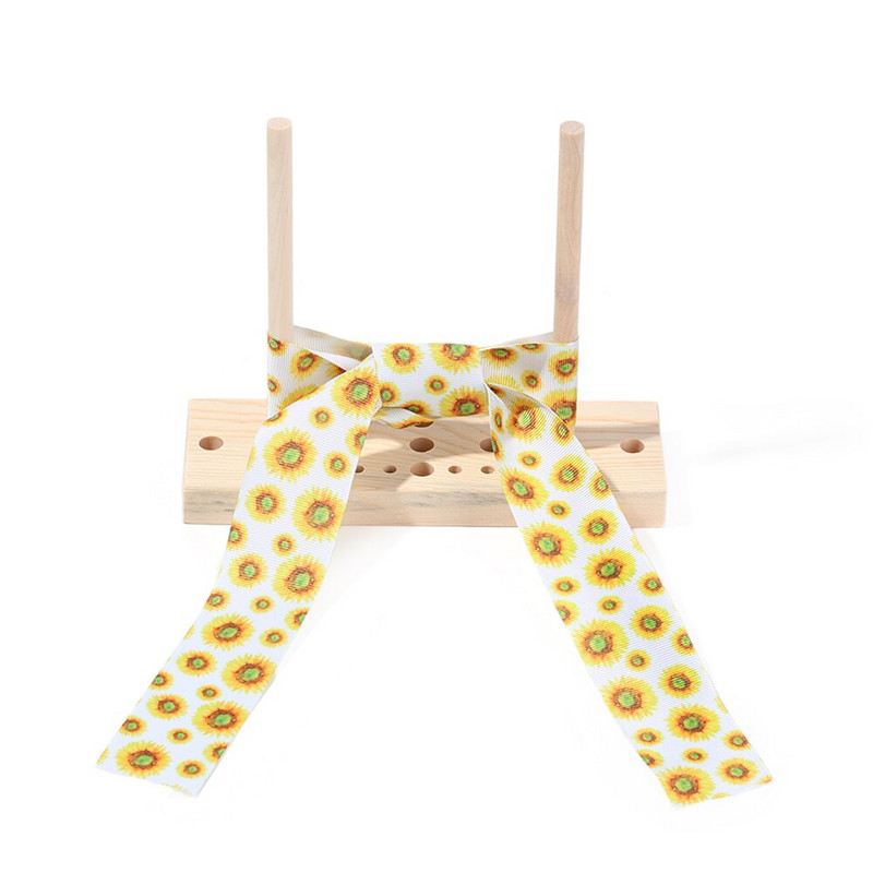 1 set 5 u 1 višenamjenski alat za izradu lukova od tvrdog drva Uređaj za izradu mašnica Pakiranje darova satenskih vijenaca Alat za izradu lukova DIY Rukotvorine s vrpcama