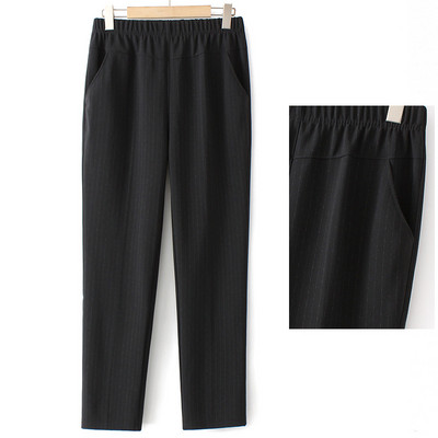 Musta värvi vabaaja naistepüksid