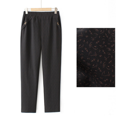 Moderne ženske hlače s džepovima i metalnim elementom