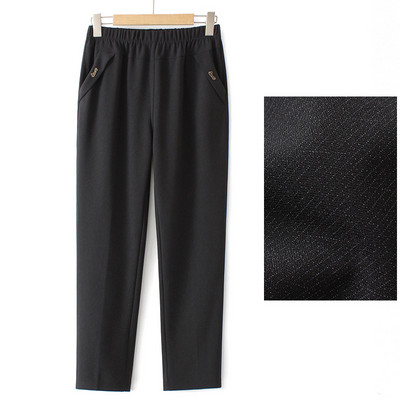 Moderne ženske hlače s džepovima i metalnim elementom