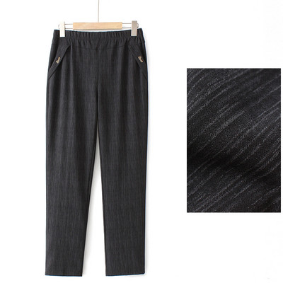 Moderne ženske hlače s džepovima i metalnim elementom