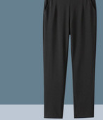 Καθαρό γυναικείο παντελόνι - με τσέπη και λάστιχο