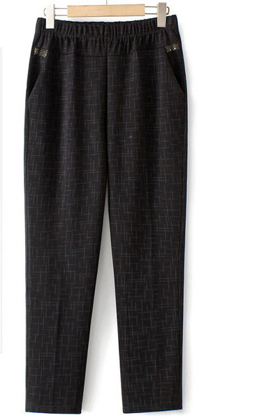 Zimske hlače s metalnim elementima