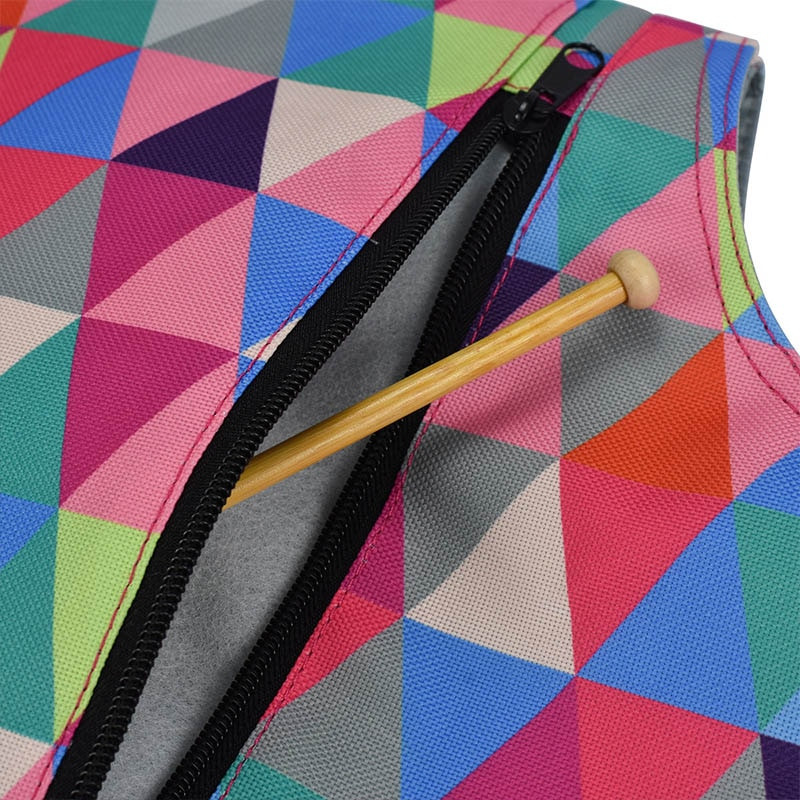 1 τεμ. Αξεσουάρ ραπτικής Φορητή αδιάβροχη βελόνα πλεξίματος πουγκί αποθήκευσης Oxford Πανί DIY Craft Organizer Νήματα αποθήκευσης Τσάντα