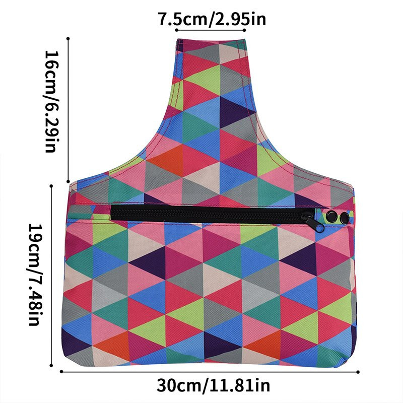 1 τεμ. Αξεσουάρ ραπτικής Φορητή αδιάβροχη βελόνα πλεξίματος πουγκί αποθήκευσης Oxford Πανί DIY Craft Organizer Νήματα αποθήκευσης Τσάντα