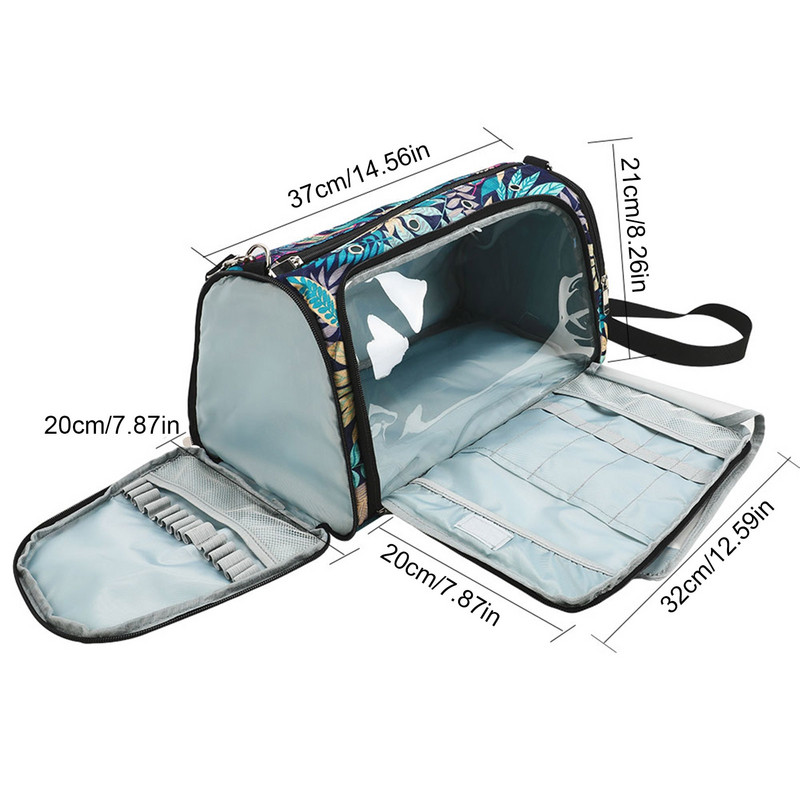 Mezgimo maišelis verpalų krepšys, nėrimo krepšys verpalų laikymui.