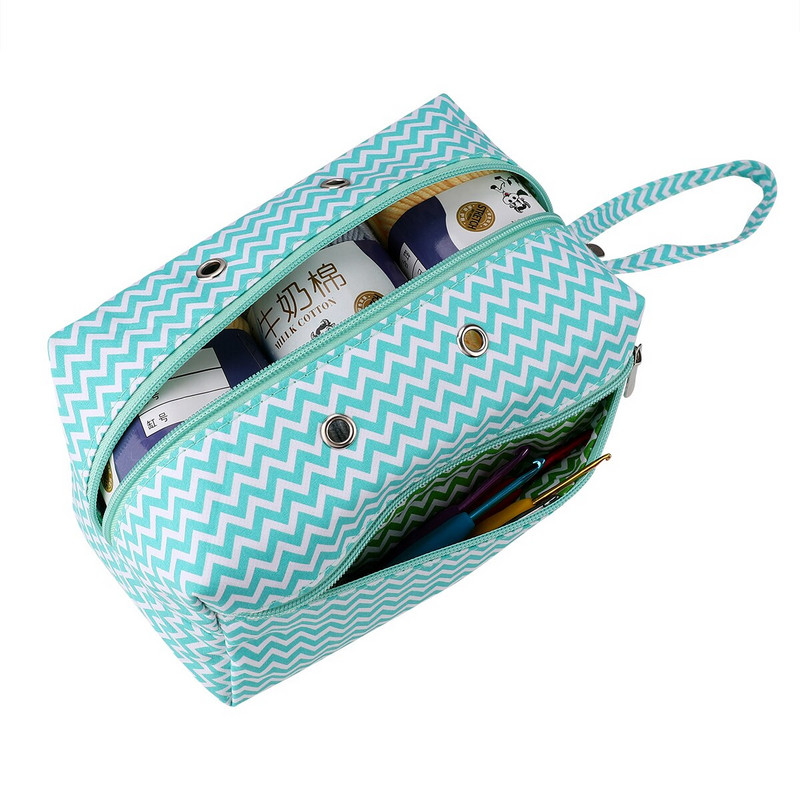 Τσάντα από νήματα Νέα άφιξη Τσάντα αποθήκευσης νήματα Τσάντα οργάνωσης αποθήκευσης θήκη για βελόνες πλεξίματος Τσάντα με βελονάκι για ράψιμο νήματα Τσάντα οργάνωσης