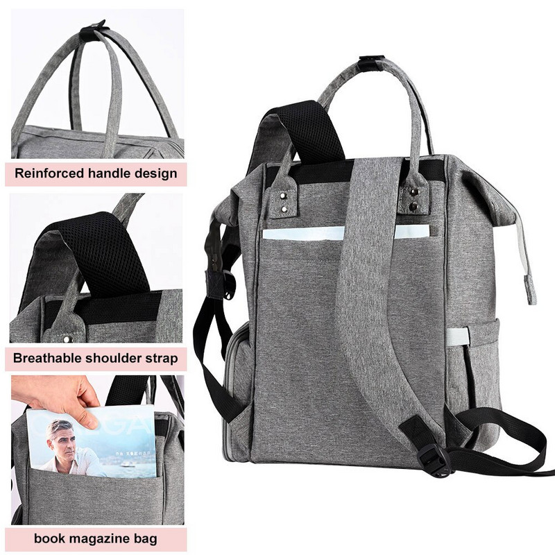 Suure mahutavusega seljakott, reisikott, kaasaskantav kudumisharrastaja korraldaja lõnga heegeldamisriistade, aasvarraste ja muude esemete jaoks