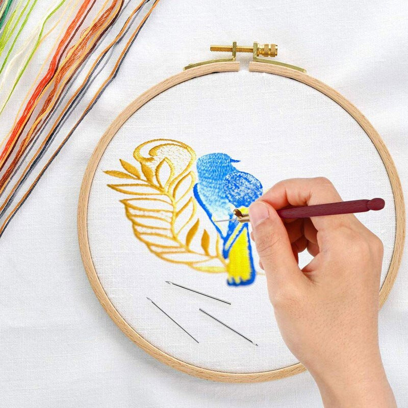 Cârlig Tambour fierbinte cu 3 ace 70 100 120 Kit de instrumente pentru croșetat cu margele pentru broderie, broderie franceză, cusut pentru casă, bricolaj, accesorii