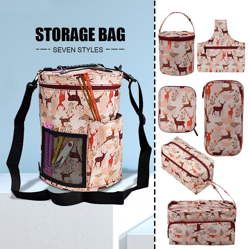 Θήκη αποθήκευσης νήματος για βελόνες πλεξίματος από μαλλί νήματα Organizer Τσάντα αποθήκευσης από νήματα