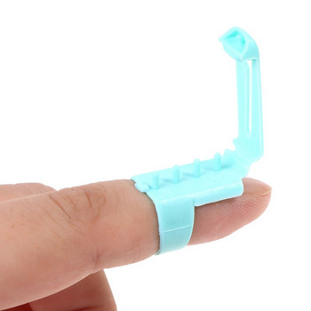 1 τεμ/σετ Finger Splitter Μάλλινο Εργαλείο πλεξίματος 4 Οδηγός νήματος Δαχτυλήθρα Πλαστικό Αξεσουάρ Ραπτικής Βοηθητικό Εργαλείο