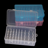 Õmblusniidikast 42 pooliga Suure mahutavusega käsitöö hoiupoolid Korralduskohver Tühjad poolid Organisaator kandikute pulgaga