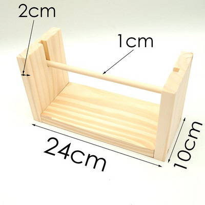 20cm 24cm makramee nööri hoidja Puidust nöörihoidja Kudumine isetegemise tööriist Gobelään kudumistööriistad