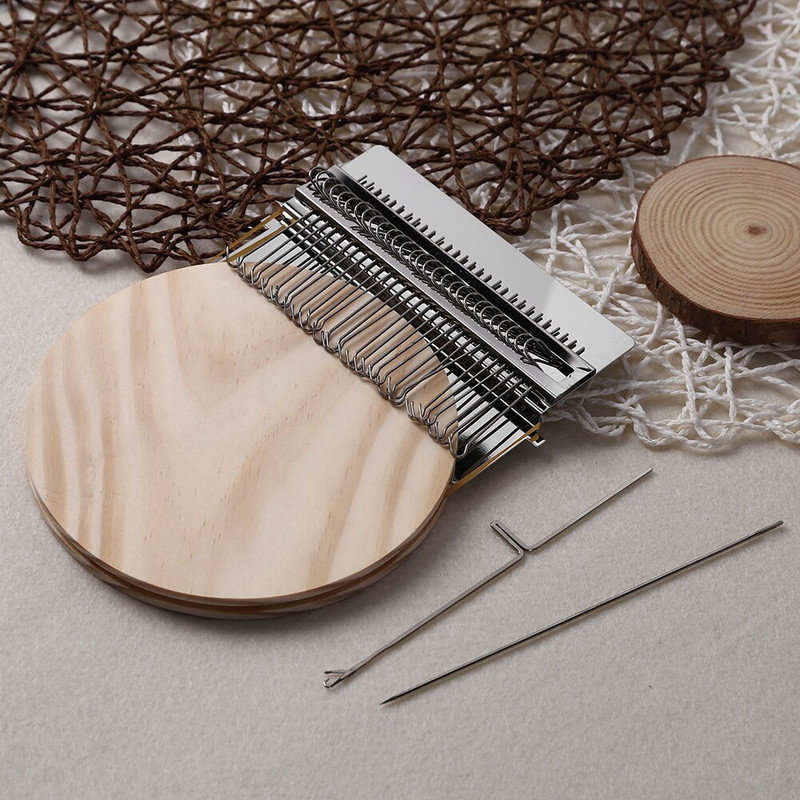 Μικρή Πλεκτομηχανή Επιδιορθωμένη Loom Darning Εργαλεία για οικιακά ρούχα Καπέλα πουλόβερ Κασκόλ Κάλτσες τζιν Τρύπα επιδιόρθωση