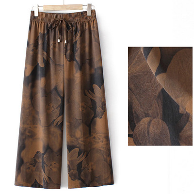 Γυναικείο casual παντελόνι - με κορδόνια