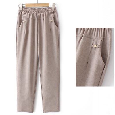 Naiste kõrge vöökohaga elastsed püksid