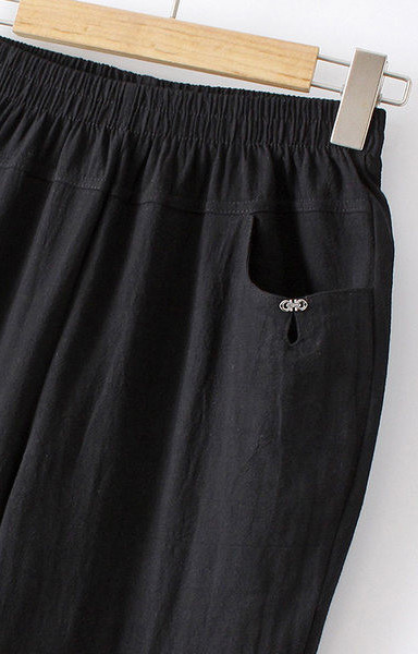 Taskuga vabaaja dressipüksid naistele