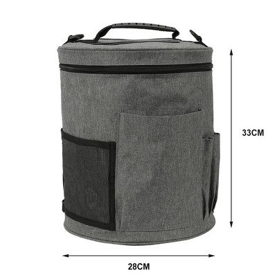 600D Oxford Cloth εκτύπωσης Μάλλινες κροσέ γάντζοι αποθήκευσης τσάντα τσάντα βελόνες πλεξίματος Κλωστή ραπτικής θήκης για νήματα