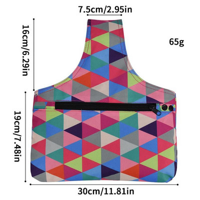 Vandeniui atsparus verpalų mezgimo maišelis nėrimo kabliukai siūlų laikymo krepšys siuvimo rinkinys.