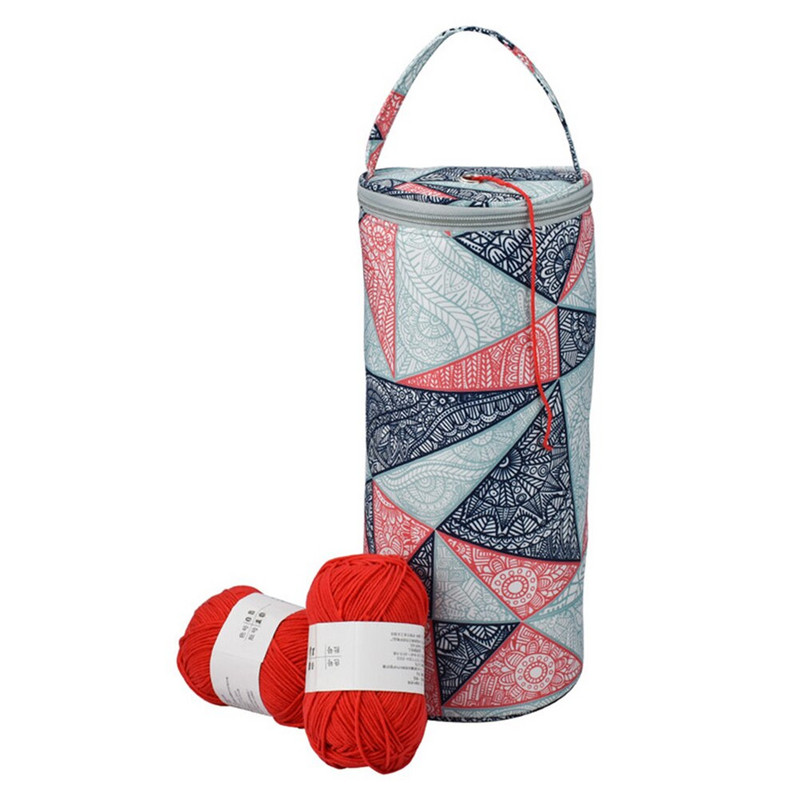 600D Oxford, υφασμάτινο μαλλί DIY Κεντήματα, κροσέ γάντζοι αποθήκευσης, τσάντα για βελόνες πλεξίματος, Εργαλείο για ράψιμο, κλωστές ραπτικής, θήκη για νήματα