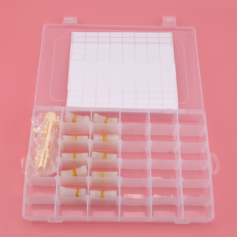 Θήκη 36 Grids Organizer κλωστής Θήκη αποθήκευσης Arts Διακοσμητικά Φορητή σταυροβελονιά Είδη ραπτικής για το σπίτι Χειροτεχνία