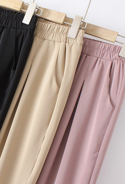 Naiste vabaaja püksid - puhas taskuga mudel