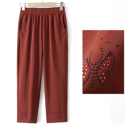 Γυναικείο Casual Παντελόνι με Πέτρες
