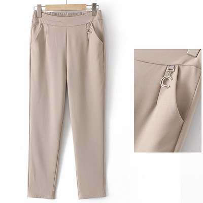 Ένα νέο μοντέλο γυναικείο παντελόνι με ψηλή μέση και μεταλλικό στοιχείο