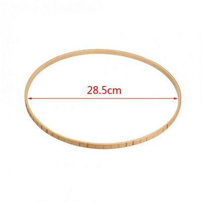 Στρογγυλό ξύλινο πλέξιμο αργαλειό Craft Weaving DIY Εργαλεία Κρεμαστό Μηχανή Σύνταξης