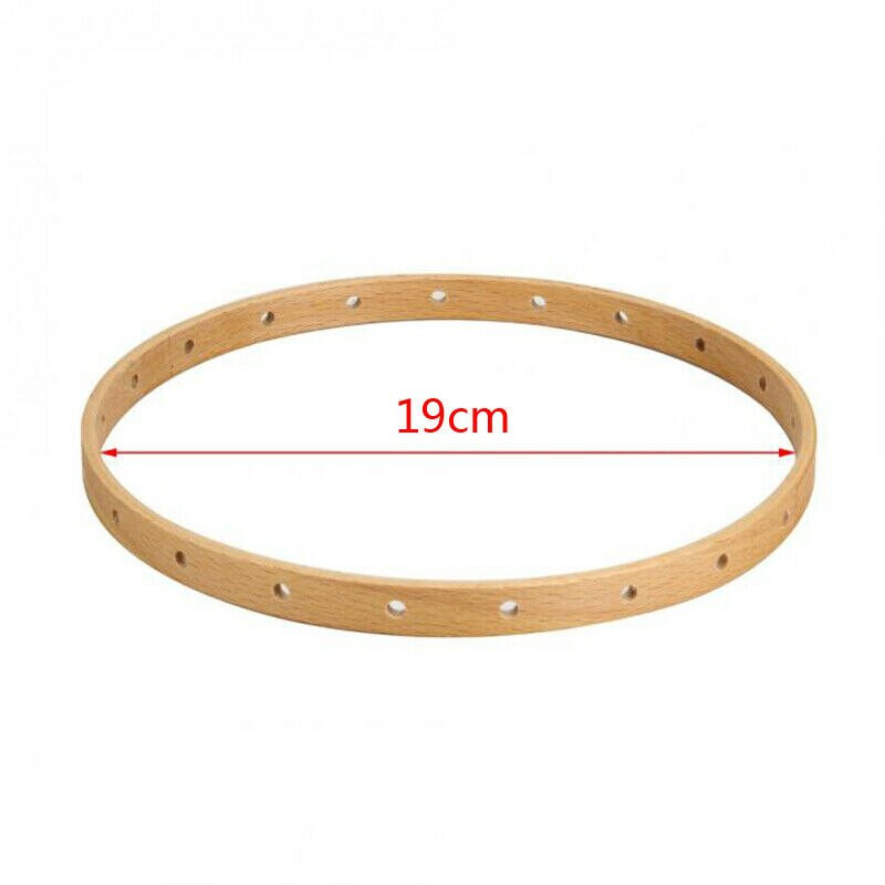 Στρογγυλό ξύλινο πλέξιμο αργαλειό Craft Weaving DIY Εργαλεία Κρεμαστό Μηχανή Σύνταξης