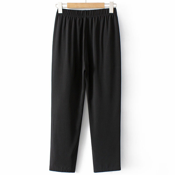 Naiste vabaaja püksid – kõrge vöökohaga