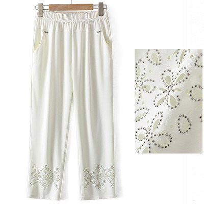 Γυναικείο ελαστικό ψηλόμεσο παντελόνι με τσέπη