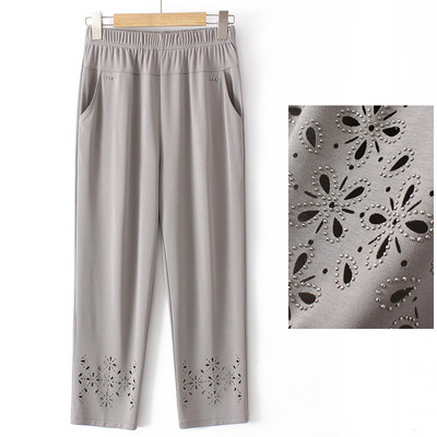 Γυναικείο ελαστικό ψηλόμεσο παντελόνι με τσέπη