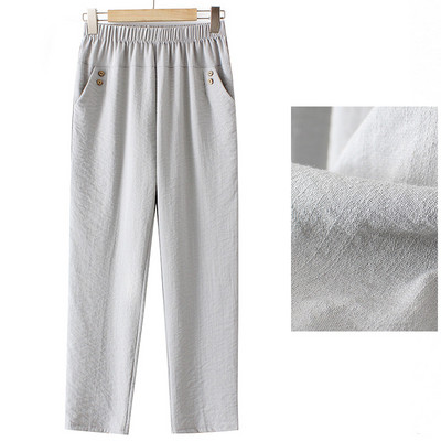 Casual γυναικείο παντελόνι με τσέπη και λάστιχο