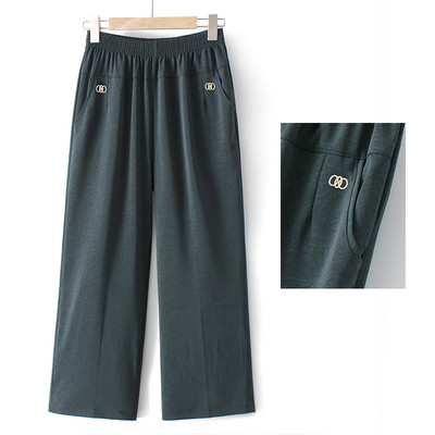 Casual παντελόνι με μεταλλικό στοιχείο