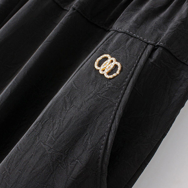 Casual παντελόνι με μεταλλικό στοιχείο