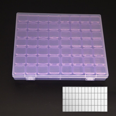 Dijamantna slika 28/56/224 kutija za pohranjivanje alata za pohranjivanje pribora za nokte Kutija za pohranjivanje kamenčića sa kamenčićima posuda za šivanje