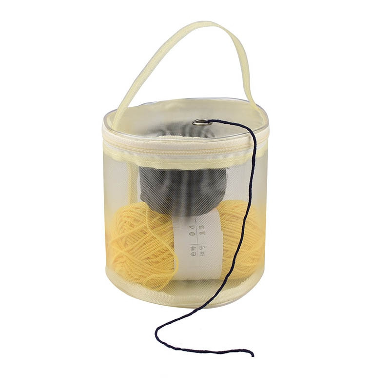 Lõngavõrgu kott Lõngahoidla korraldaja Õmblustarvikud 1 tk niidihoidik Kaasaskantav lõnga heegeldatud