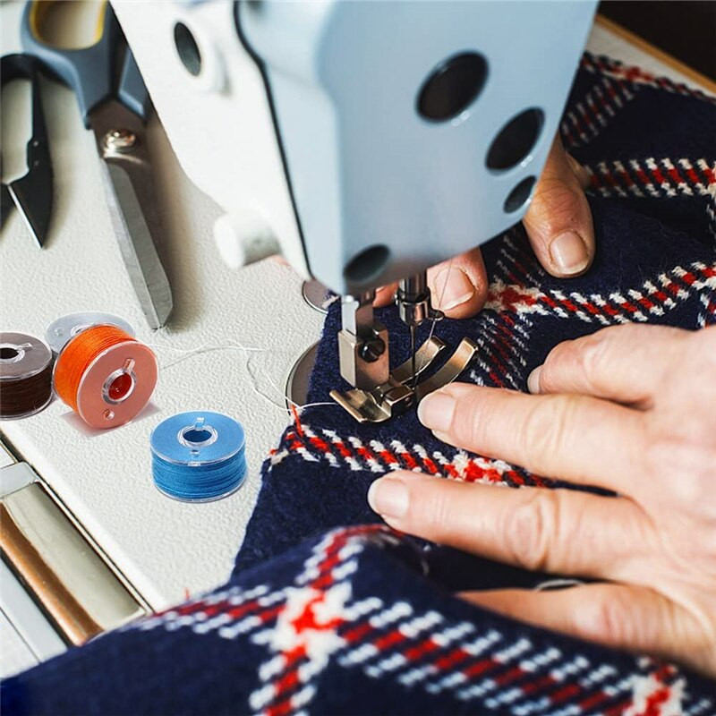 25/36/50 tk Läbipaistev õmblusmasin Poolid Poolid Tühjad poolid Poolid Plastikust hoiukarp pudukaupade õmblustarvikute tööriistade jaoks