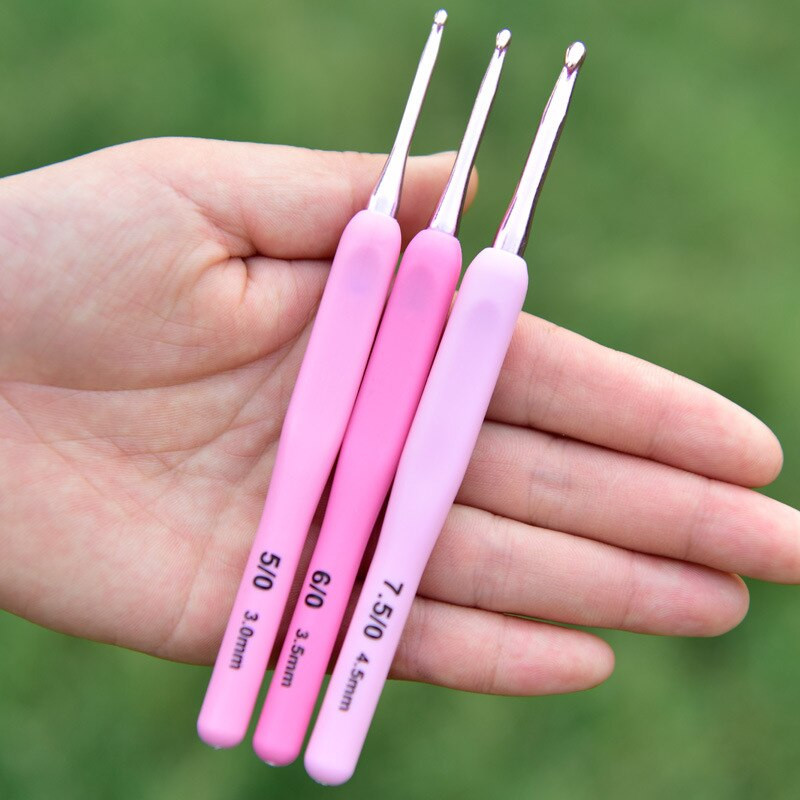 9 τμχ/σετ Χειρολαβή Σετ βελονάκι πλεξίματος αλουμινίου Βελόνες πλεξίματος ύφανσης νήμα χειροτεχνίας Πλεκτό μεσαία εργαλεία ραπτικής με τσάντα