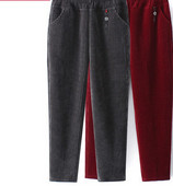 Γυναικείο παντελόνι με λάστιχο και τρισδιάστατο στοιχείο