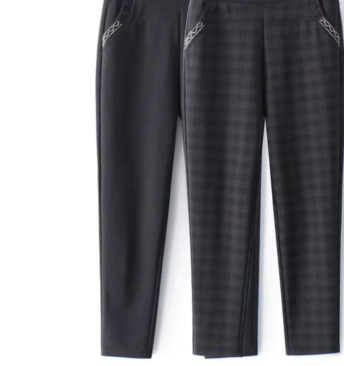 Νέο μοντέλο κομψό παντελόνι για γυναίκες με ψηλή μέση και τσέπη