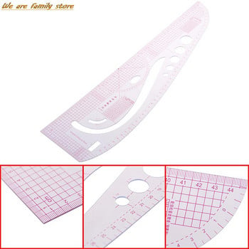 1 τμχ Super Soft Plastic Curve Ruler Drawing Tailor Ruler Εργαλεία ραψίματος Αξεσουάρ