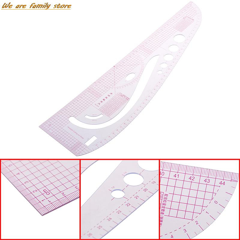 1 kom super mekog plastičnog ravnala za crtanje krojačkog ravnala Mjerilo Alati za šivanje Pribor