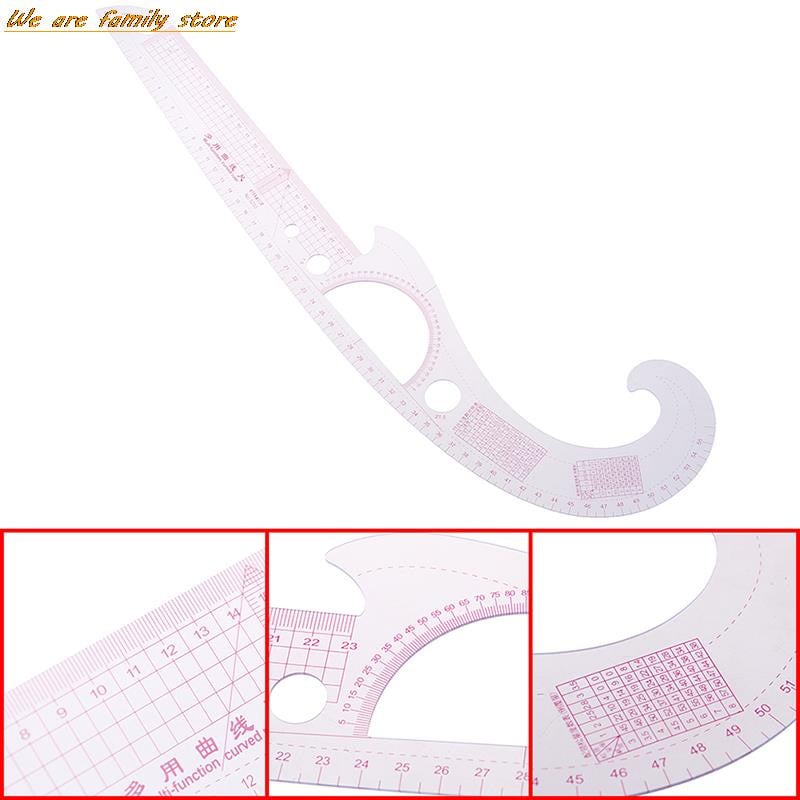 1 kom super mekog plastičnog ravnala za crtanje krojačkog ravnala Mjerilo Alati za šivanje Pribor