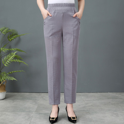 Casual γυναικείο παντελόνι - με τσέπη