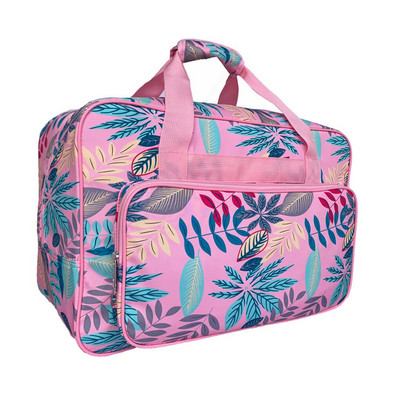 Õmblusmasina hoiukott 46x23x32cm Leaf kaasaskantav reisikodu organiseerimiskoti kott õmblustööriistade tarvikud