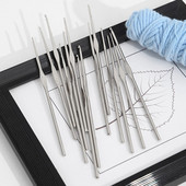 Βελόνα για βελονάκι 5 τμχ 0,6mm-2,5mm Μικρολεπτό γάντζο δαντέλας Βελόνες πλεξίματος και βελονάκι DIY Πλεκτά στο χέρι Αξεσουάρ ραπτικής