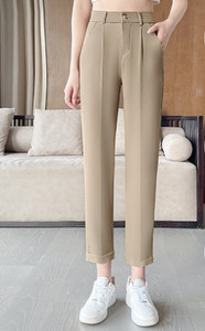 Pantaloni de dama model lat cu buzunar si nasturi